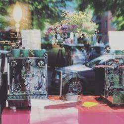 Maschinen in der Ausstellung