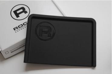 Rocket Tampermatte flach Schwarz 