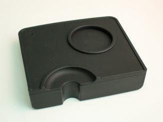 Tampermatte mit Winkel 1er-Aussparung Schwarz 